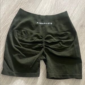 Alphalete Amplify Women's Forest Green Shorts